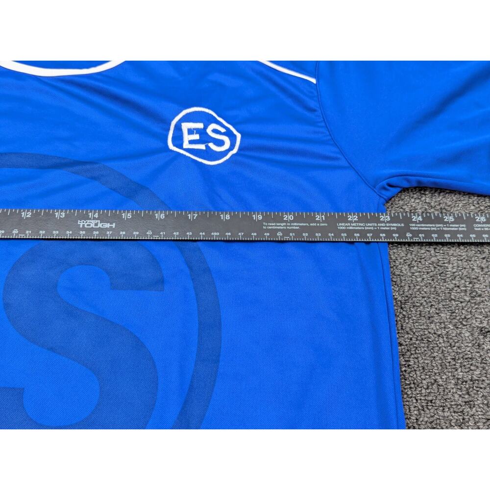 Vintage El Salvador National Futbol Soccer Team Jersey Blue Torres Size 42 XL - Picture 5 of 8